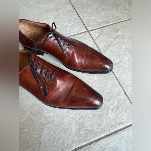 Thomas Bird Wholcut Oxford Tan Shoes - Picture 5 of 6